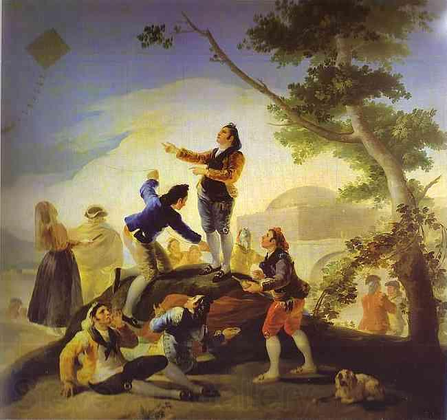 Francisco Jose de Goya La cometa(Kite) Spain oil painting art